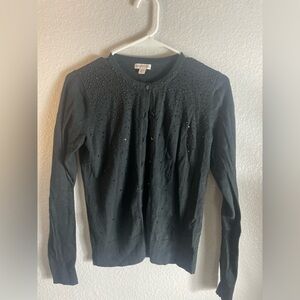 Merona Black Studded Women's Cardigan
